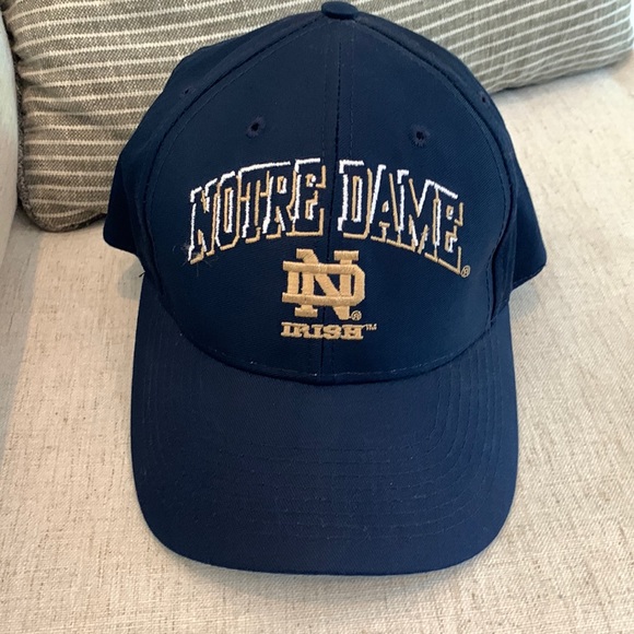 Logo 7 Blue Gold University of Notre Dame Adjustable Snap Back Cap - Picture 1 of 5